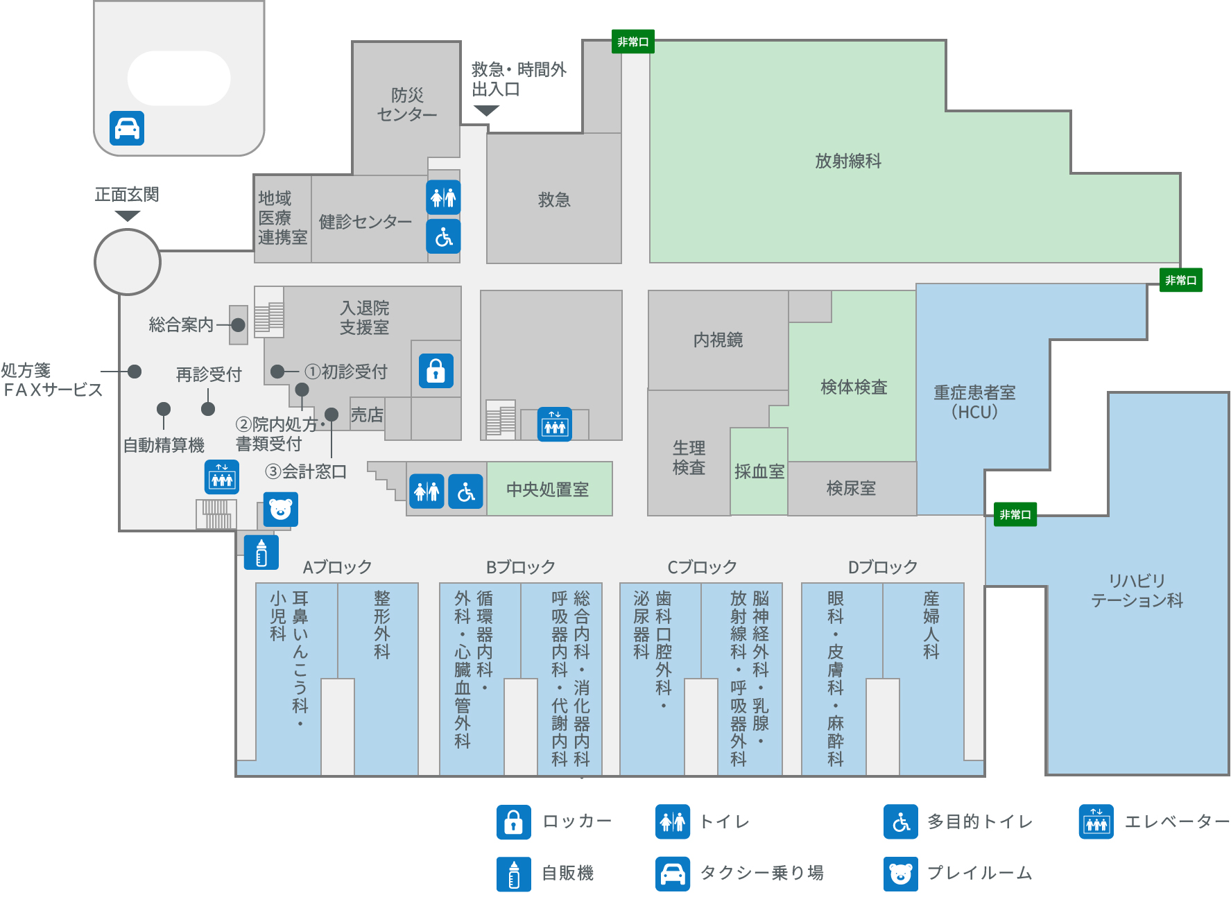 1階フロアマップ